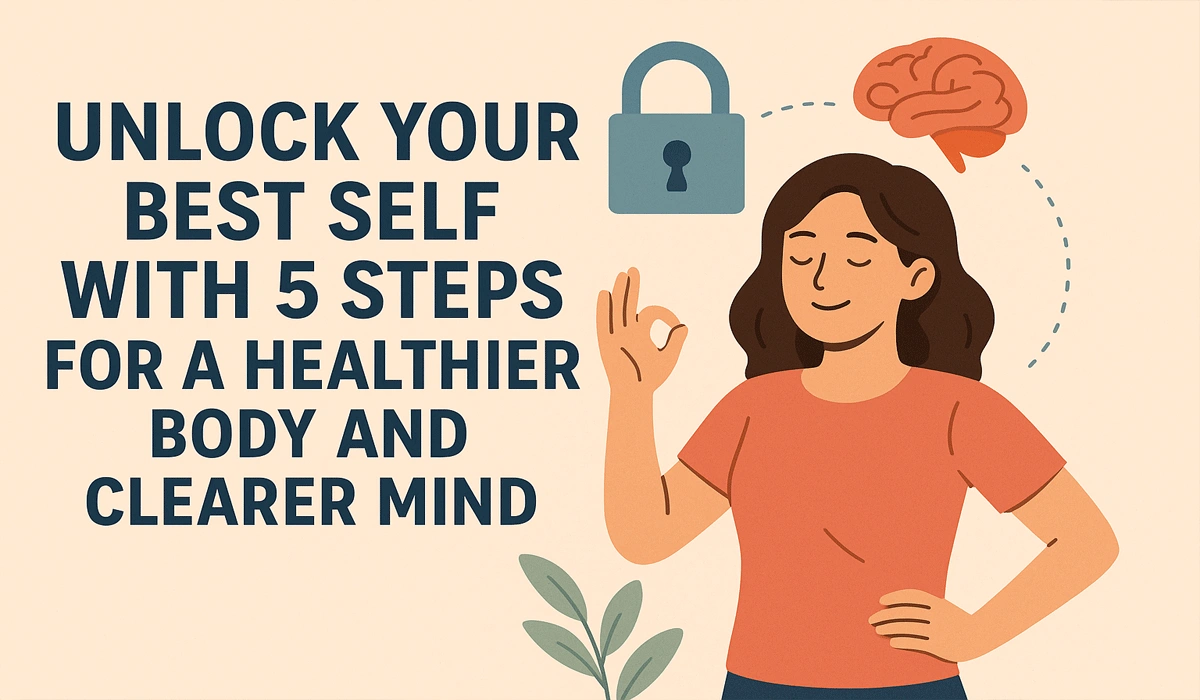 Unlock Your Best Self With 5 Steps For a Healthier Body And Clearer Mind