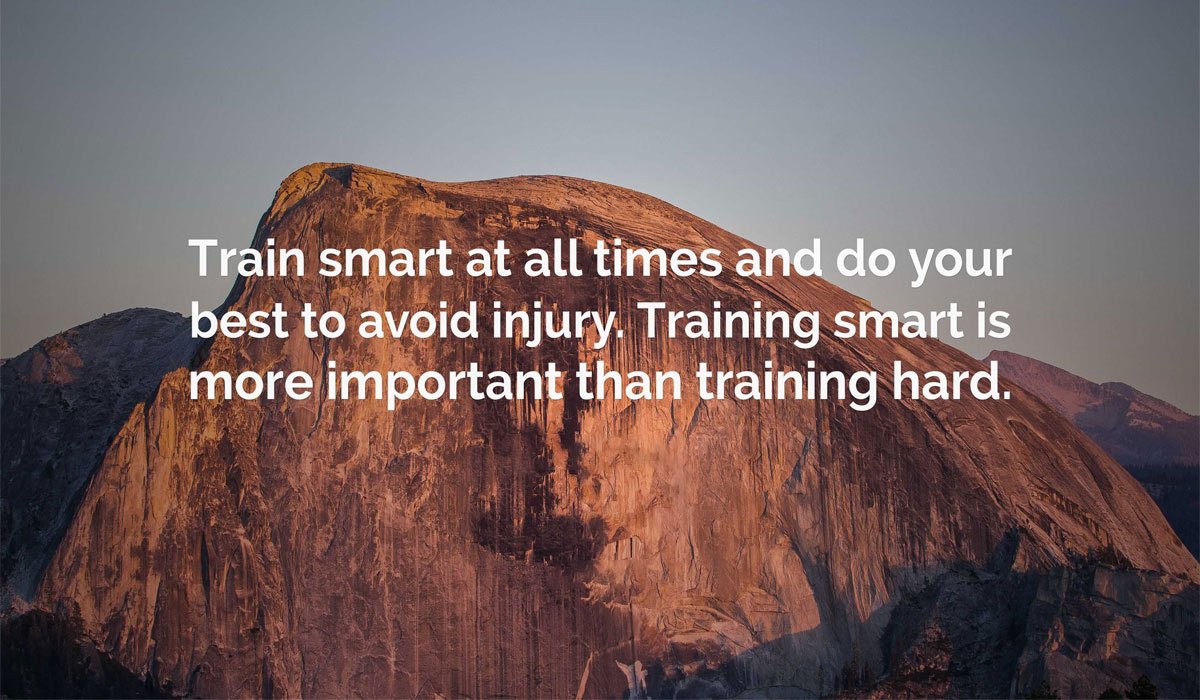 Train Smart, Not Just Hard